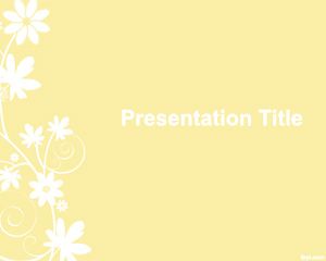 Modèle de fleur pour PowerPoint