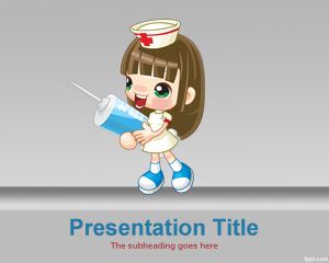 Sexy Nurse PowerPoint Template