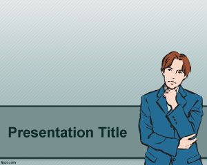 Myśliciel PowerPoint Template