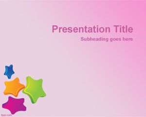 Las estrellas de fondo para PowerPoint