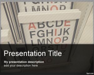 Augenarzt Powerpoint-Vorlage