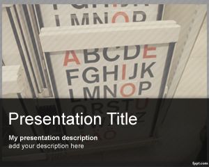 Eye Template specialist PowerPoint