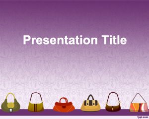 Handbags PowerPoint Template
