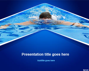 Swim PowerPoint Template Swim PowerPoint Template
