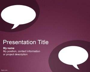 Dialoguez PowerPoint Template