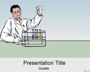 實驗室的PowerPoint模板