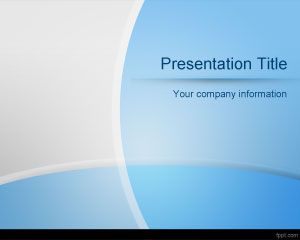 Curved Lines PowerPoint Template