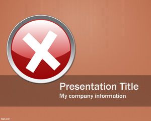 Отменить Шаблон PowerPoint