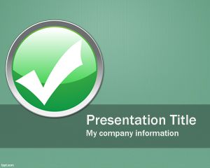 Template PowerPoint disetujui