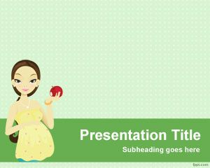 Grossesse Modèle Nutrition PowerPoint