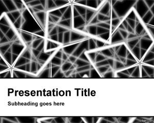 Çelik Çubukları PowerPoint Şablon