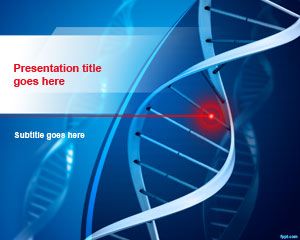 무료 DNA 구조의 파워 포인트 템플릿