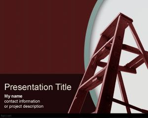 Climbing the Ladder PowerPoint Template