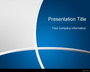 Template Dark Blue Manajer PowerPoint