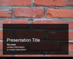 Bricks PowerPoint Template