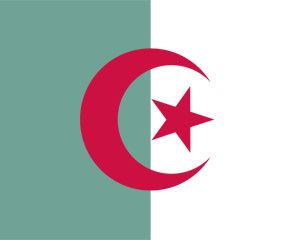 Flagge von Algerien Powerpoint-Vorlage