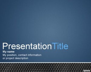 خلفية معدنية لبرنامج PowerPoint