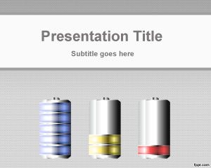 Batterie PowerPoint Template