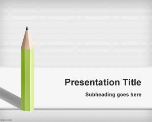 Pencil PowerPoint fond