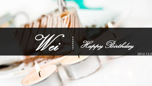 Modele D 39 Anniversaire De 22 Ppt Powerpoint Templates Telechargement Gratuit