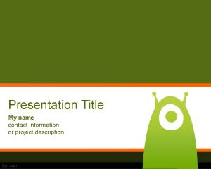 Extraterestră PowerPoint Template