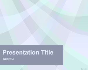 Plantilla cian Rayos PowerPoint