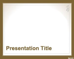 Stile formale PowerPoint Template Stile formale PowerPoint Template