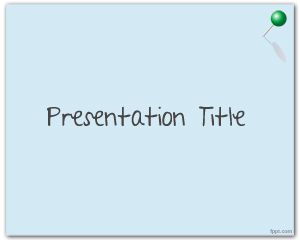 แม่แบบ PowerPoint หมุด