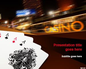 Poker Kartları PowerPoint Şablon