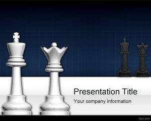 国际象棋的PowerPoint模板