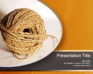 Twine PowerPoint Discussione Template