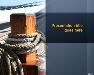 Plantilla de PowerPoint Muelle