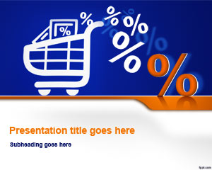 Template Shopping Basket PowerPoint