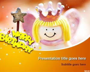 Alles Gute zum Geburtstag Powerpoint-Vorlage