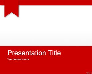 Red Academic Powerpoint-Vorlage