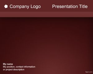 Menu PowerPoint Template