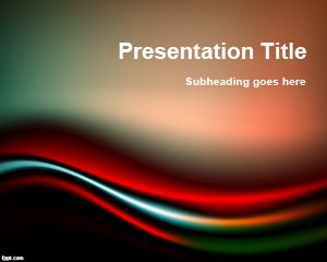 Siyah ve Kırmızı PowerPoint Şablon