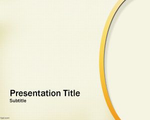 Abstract Gold PowerPoint Template