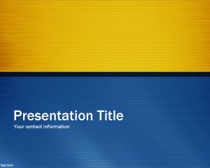 Modello Blu Tempo PowerPoint