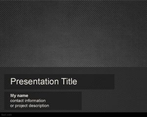 Металлический Powerpoint Шаблон