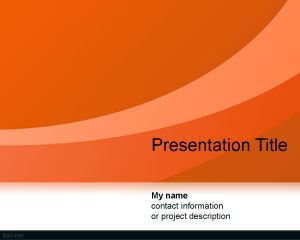 Résumé Courbes PowerPoint Template