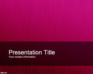 Шаблон Fucsia персонализированный PowerPoint