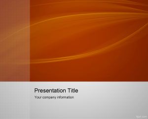 Оранжевый Capture Свинец Шаблон PowerPoint