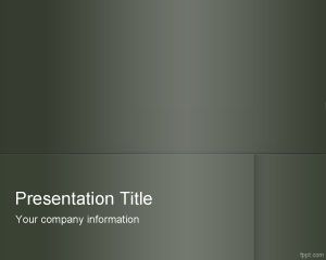 Silverglow PowerPoint Template