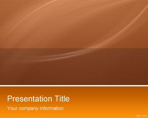 Template Laranja High Tech PowerPoint