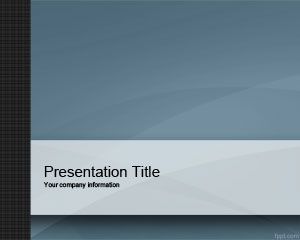 Mavi Küçük Şirketi PowerPoint Şablon