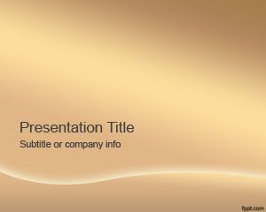 Bronze Powerpoint-Vorlage