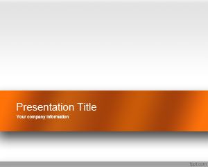 Oranye Terlibat PowerPoint Template