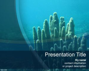 Scuba diving Szablon PowerPoint