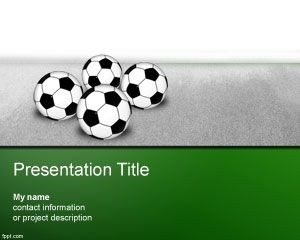 Futbol Şampiyonası PowerPoint Şablon